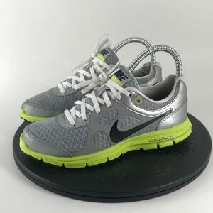 Nike Lunar Forever GS Silver/Green Running Shoes 488271-004 Women’s Size 5
